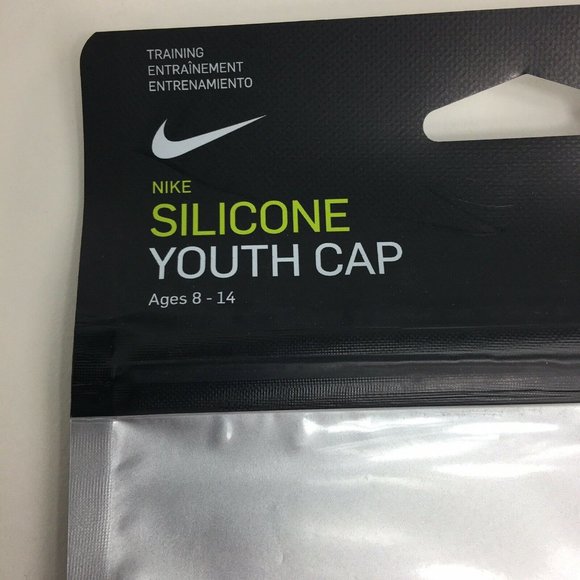 Nike Silicon Youth Cap Pink Training Swim Swimming Ages 8-14  Hot Pink Water New - Picture 4 of 12